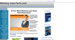 Desktop Screenshot of memory-loss-facts.com